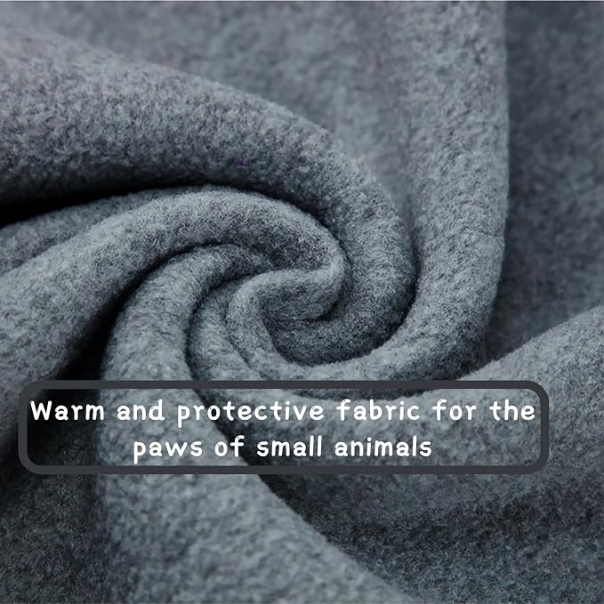 Ferret Bed Cave and Hideouts Comfortable，Ferret Hideaway Bed Accessories for Cage Ferret Beds and Hideouts Safe & Cozy for All Ages Ferrets(Grey) (Grey)
