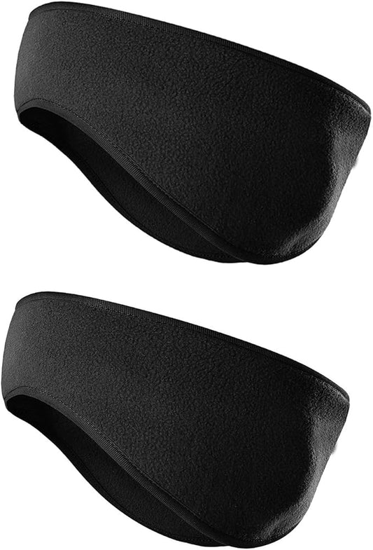 JOEYOUNG Fleece Ear Warmers for Men Women Kids - Winter Headband Ear Muffs Ear Covers for Cold Weather Running Cycling Ski