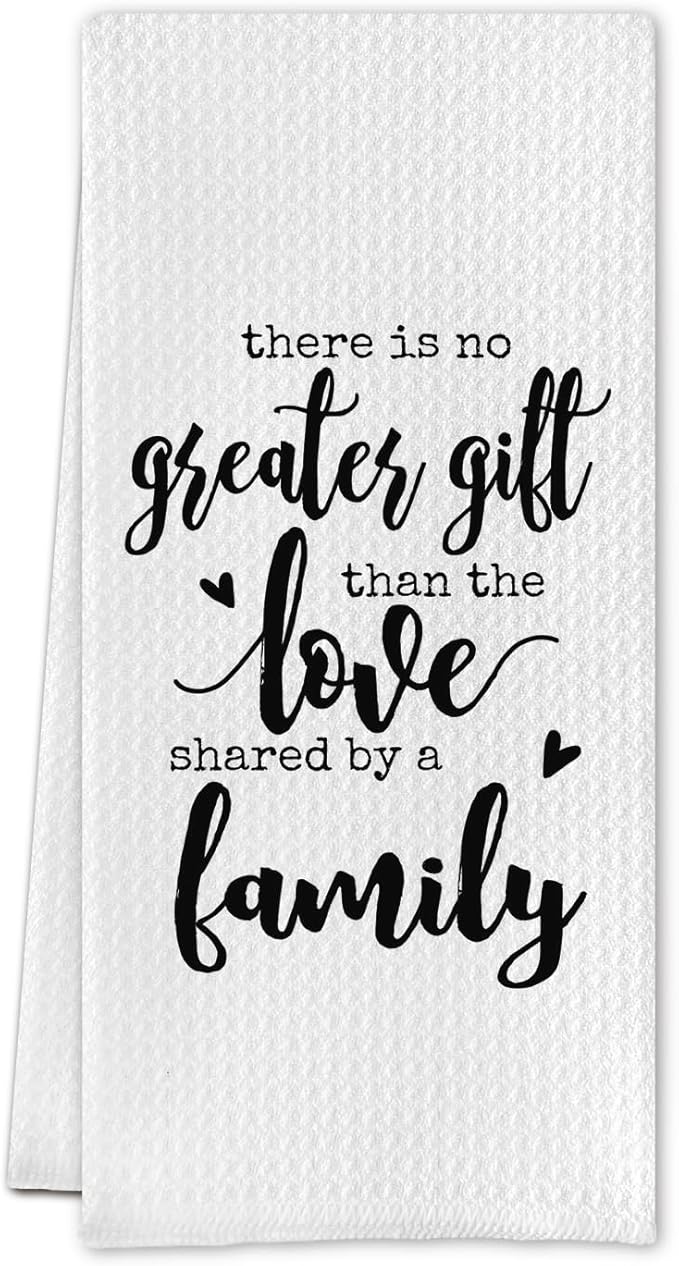 Family Kitchen Towels,Family Hand Towels,Family Dish Towel,Family Tea Towels,Family Kitchen Bathroom Decor,Housewarming Gifts for New House,Family Tea Towels for Kitchen,16 X 24