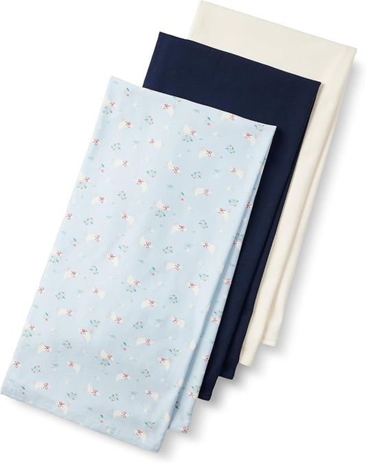 Amazon Essentials x Sofia Grainge Unisex Babies' Swaddle Blanket, Pack of 3