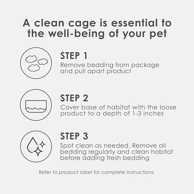 Kaytee Clean & Cozy Natural Paper Bedding, 72 Liter | Keeps habitats fresh. Small animal bedding for rabbits, guinea pigs, hamsters. Hamster bedding odor control, 99% dust-free