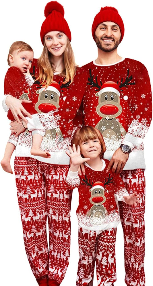 Christmas Pajamas for Family Matching Family Christmas Pajamas Set PJS Holiday Xmas Family Jammies Sleepwear
