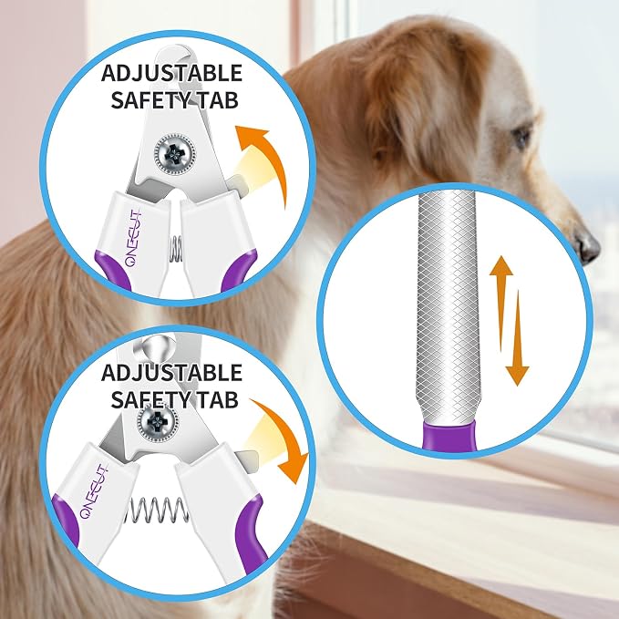 4.7" Small Dog & Cat Nail Clipper Stainless Steel Cat Claw Trimmers for Rabbits, Guinea Pigs, Birds, Puppies, Kittens and Small Animals Pet Nail Clipper for Professional and Home Use (Pink)