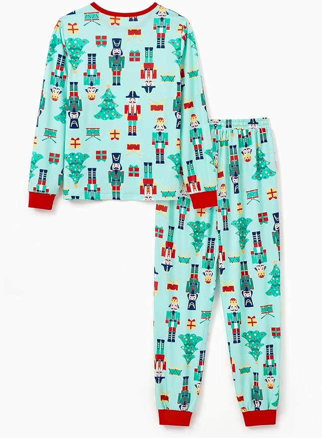 PATPAT Christmas Family Matching Pajama Sets Includes Christmas Socks - Perfect for Family Photos & Holiday Celebrations