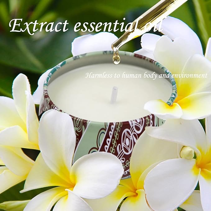 Candles Gifts for Women, 2 Pack 2.5 oz Fresh Gardenia and Jasmine Scented Candles Set for Relaxing Aromatherapy, Up to 24 Hours Burning Time, Natural Soy Candles Gifts for Christmas