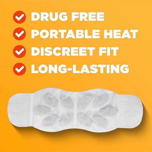 ThermaCare Portable Muscle Therapy Heating Pads - Multi-Purpose Adhesive HeatWraps for Back, Neck, Joint, & Menstrual Pain Relief - Drug-Free, Discreet, Long-Lasting Heat Therapy - Pack of 8