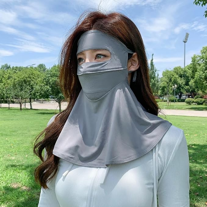 Face Cover for Sun Protection UPF 50+ UV Neck Protection UV Face Mask Covering Eye