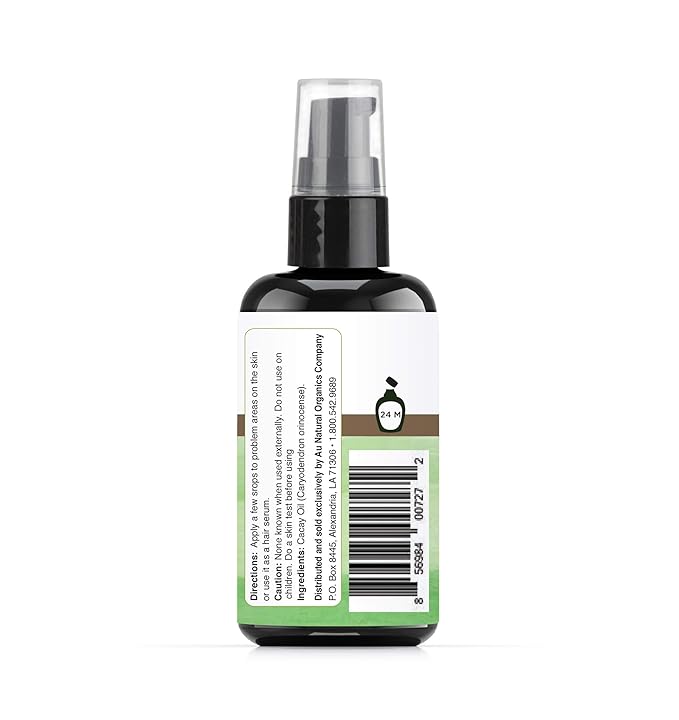Au Natural Organics Cacay Oil - 100% Cold Pressed Kahai, Natural Retinal Vitamin A, E for Hair, Face, Body, Nails - Anti Wrinkle Face Oil, Repair Dry Damaged Hair, Reduces Flakes on Scalp 30ml