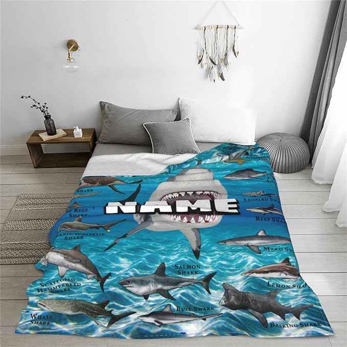 Personalized Baby Blankets for Girls Boys, Custom Baby Blanket with Name, Customized Baby Blanket Gifts for Kids Newborn for Birthday Christmas
