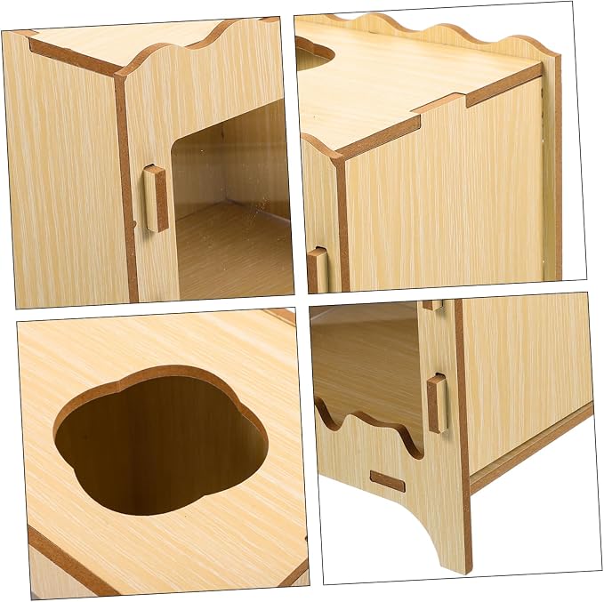 Totority Hamster Hideout Digging Box Plaything for Small Animals for Dwarf Hamsters and Gerbils Indoor Outdoor Use Enhances Pet Interaction and Comfort