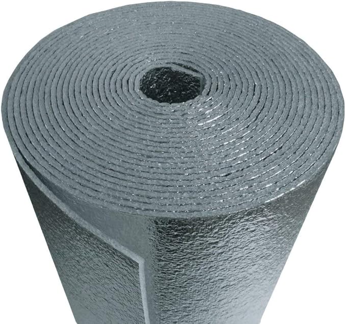 US Energy Products Reflective Foam Insulation Shield, Heat Barrier, Thermal Insulation - Radiant Barrier 24" x10ft R7-21