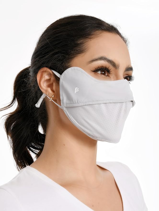 UPF 50+ UV Sun Protection Face Cover/Neck Balaclava Reusable Face Mask Dustproof Cooling Breathable