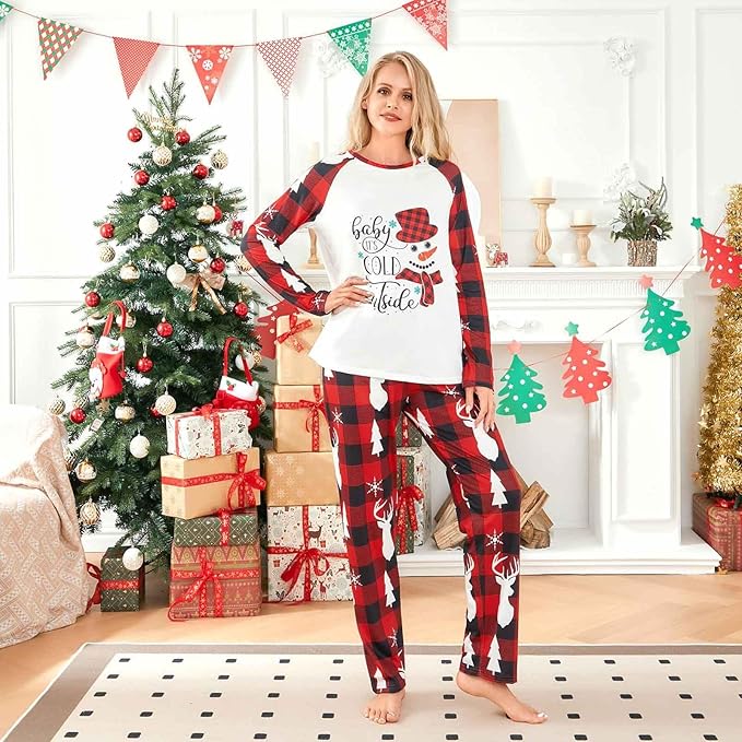 Christmas Pajamas for Family Matching Family Christmas Pajamas Set PJS Holiday Xmas Family Jammies Sleepwear