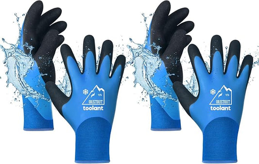 Waterproof Winter Work Gloves for Men and Women, Touchscreen, Freezer Gloves, Thermal Insulated, for Cold Weather