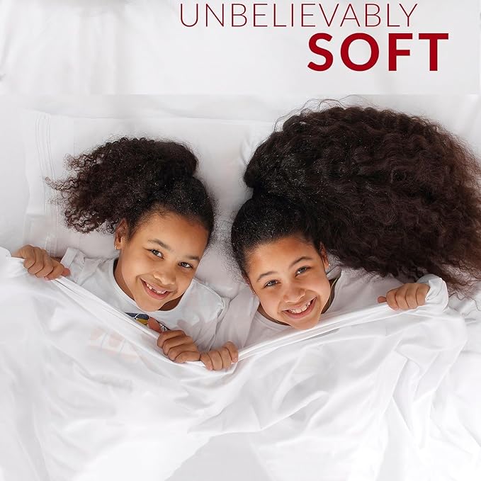 Mellanni Full Sheets Set - 4 PC Iconic Collection Bedding - Hotel Luxury, Extra Soft, Cooling Bed Sheets - Wrinkle, Fade, Stain Resistant (Full, Paisley Gray)
