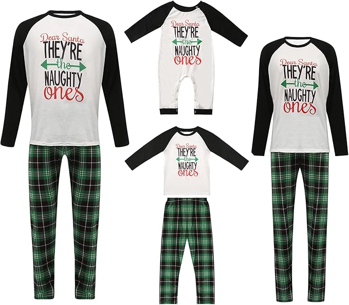 WephuPSho Christmas Family Matching Pajamas, Festive Xmas Jammies Sets for the Whole Family, Holiday Pjs Christmas