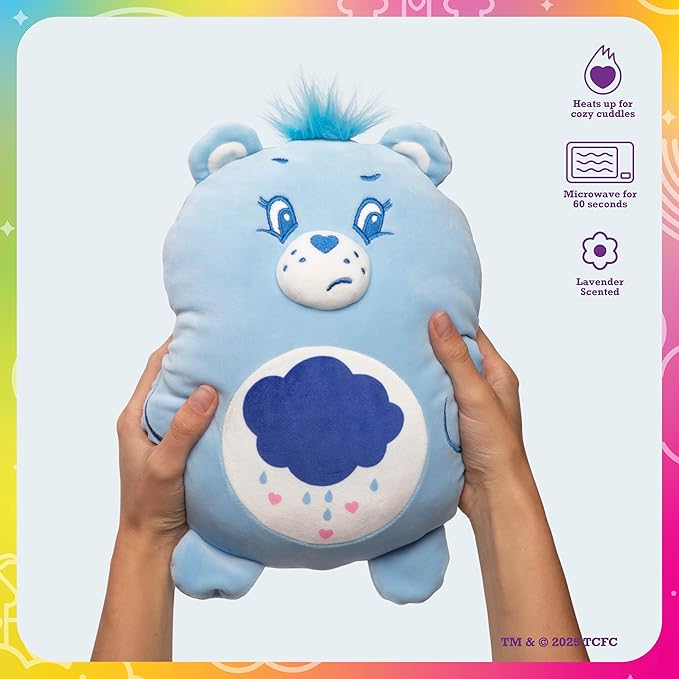 Happy Helpers Grumpy Bear By Relatable, The Cozy Comfort That's Anything But Boring, Get Relief with This Plush Heating Pad for Cramps and Body Pain, Includes 1 Microwavable Grumpy Bear Heating Pad