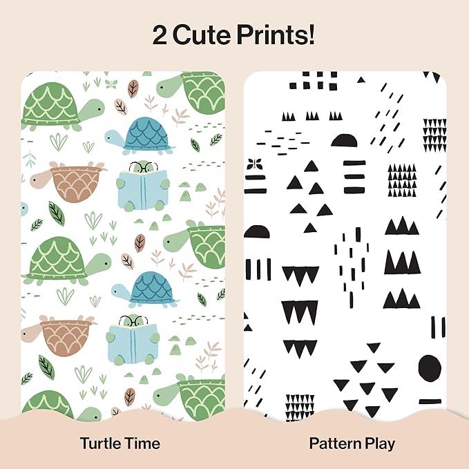 The Honest Company Clean Conscious Diapers for Sensitive Skin Up to 100% Leakproof Hypoallergenic Fragrance-Free Baby Gender Neutral Prints Super Club Box Size 2 (12–18 lbs) 124