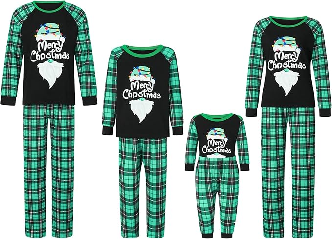 WephuPSho Christmas Family Matching Pajamas, Festive Xmas Jammies Sets for the Whole Family, Holiday Pjs Christmas