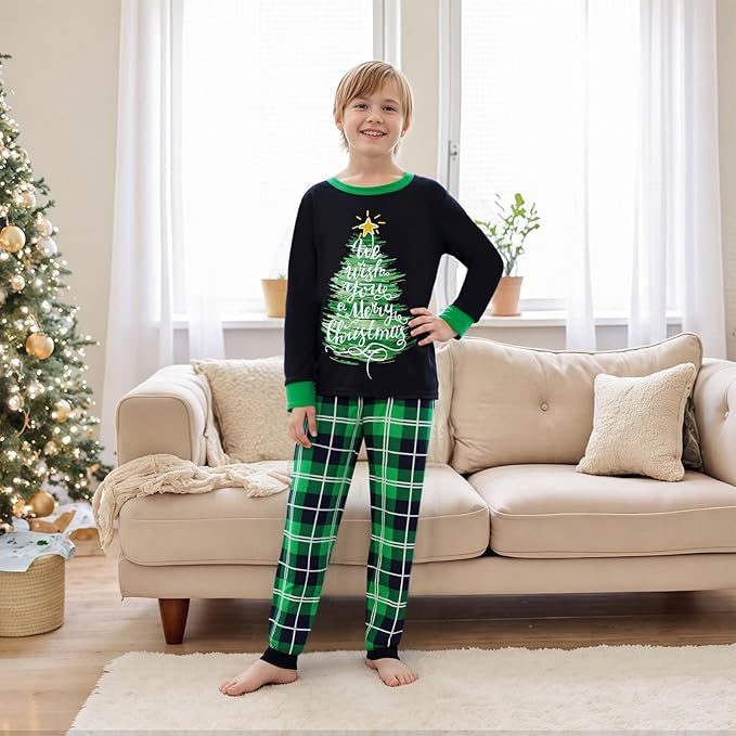 2024 Family Matching Pajamas Sets - Christmas Pjs Sleepwear Outfits for Holiday & Xmas Party