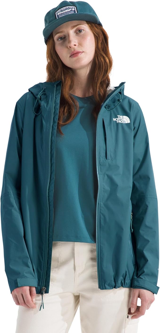 THE NORTH FACE Women's Alta Vista Rain Jacket | 3 Piece Hood With Adjustable Cinch-cord, Waterproof, Breathable