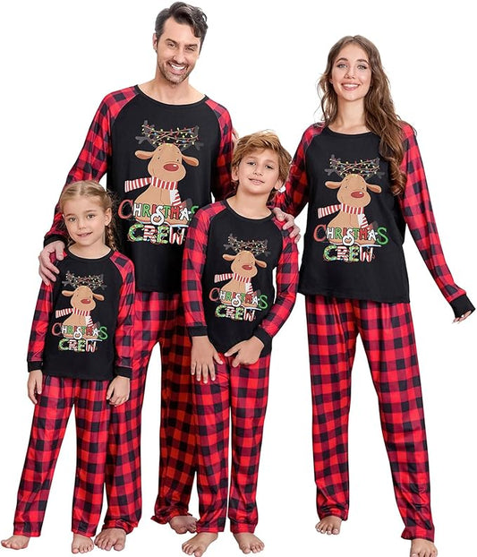 Christmas Pajamas for Family Matching Family Christmas Pajamas Set PJS Holiday Xmas Family Jammies Sleepwear