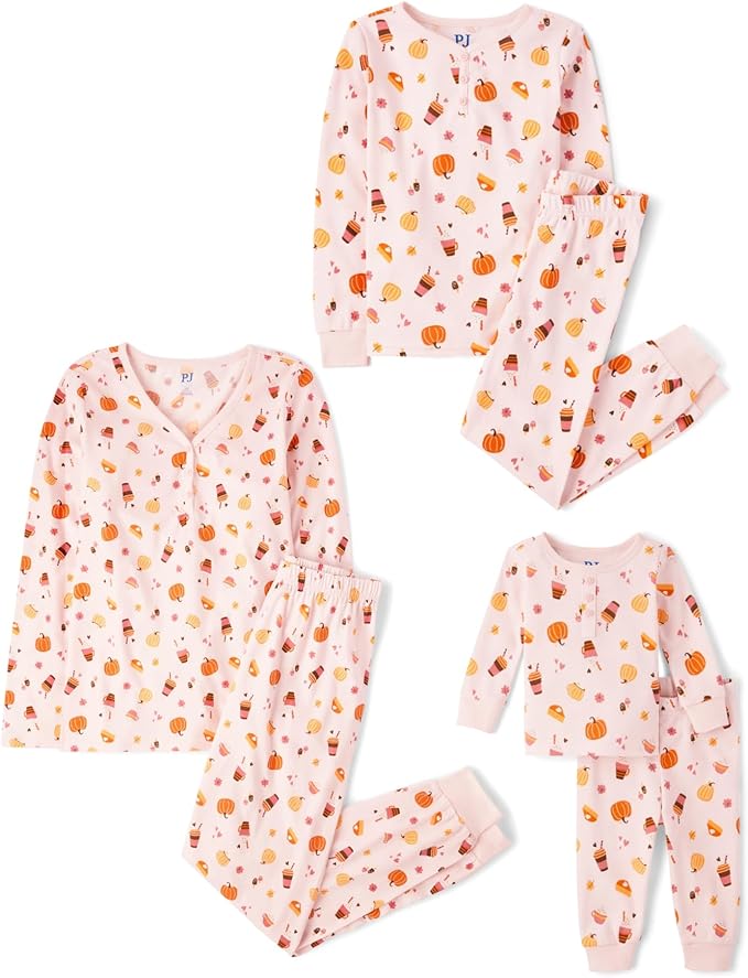 The Children’s Place Family Matching, Christmas and Holiday Pajama Sets, Cotton
