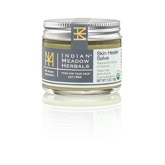 Indian Meadow Herbals Organic Salve Skin Healer, 2 Oz
