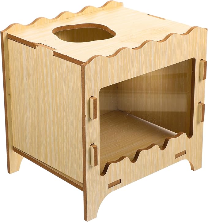 COLLBATH Hamster Digging Box Durable Nesting Toy for Small Pets for Hiding and Playing Safe and Eco-Friendly Digging Plaything for Hamsters Mice and Other Small Animals
