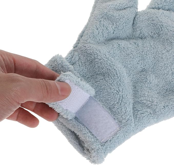 Pet Training Glove for Hamster Calming Bite Resistance Coral Fleece | 23.50 X 19.50x1.50cm Size, Universal Fit for Grooming and Pet Care, Suitable for Ferret and Hedgehog