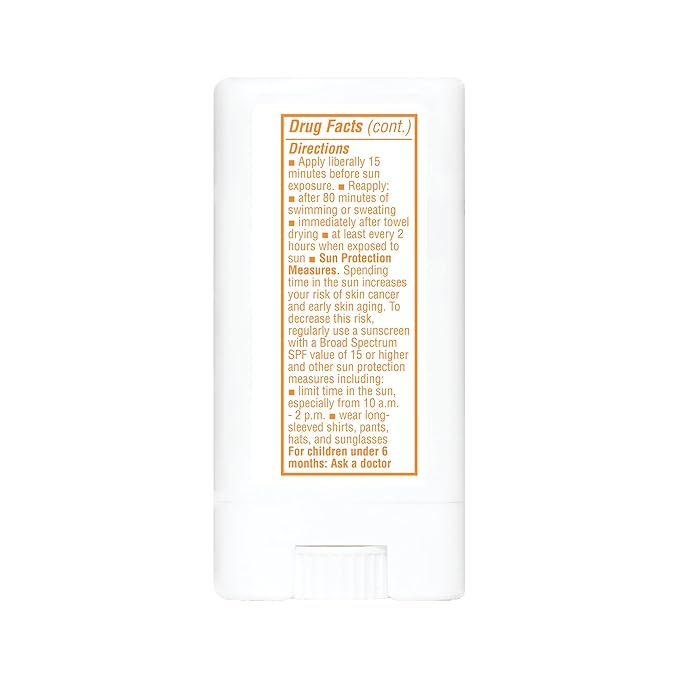 Thinkbaby SPF 30 Sunscreen Stick – Safe, Natural, Water Resistant Sun Cream for Babies, Kids & Adults – Mineral UVA/UVB Sun Protection – Reef Friendly Travel Stick, 0.64 oz