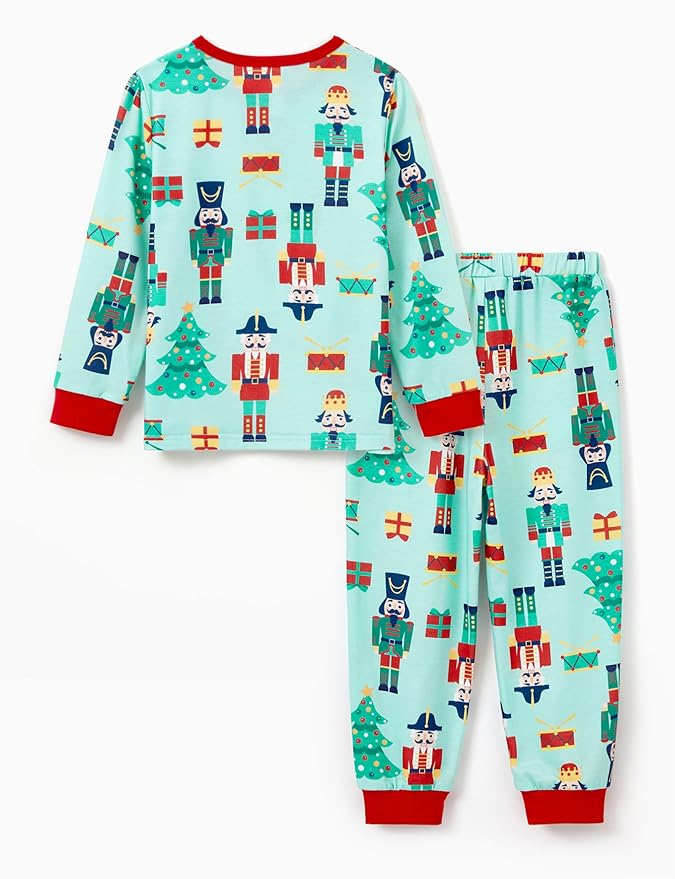 PATPAT Christmas Family Matching Pajama Sets Includes Christmas Socks - Perfect for Family Photos & Holiday Celebrations