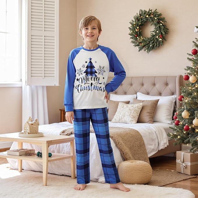 Christmas Family Pajamas Matching Sets, Matching Christmas Pjs For Family and Dog, Holidays Jammies Family Pjs Set