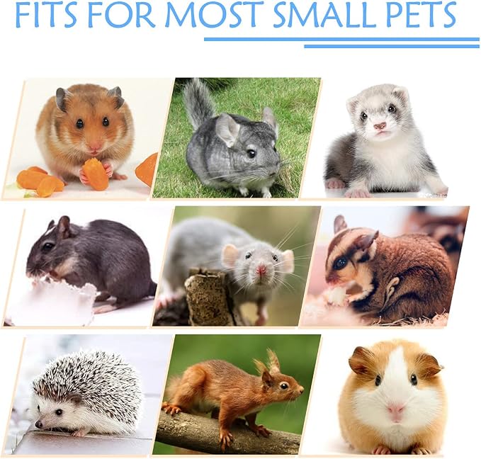 LEFTSTARER Pet Small Animal Hanging Hammock Ferret Bunkbed Hammock Cage Toy for Hamster Rat Sugar Glider Parrot Guinea Pig Hideout Play Sleep (Sweet Candy)