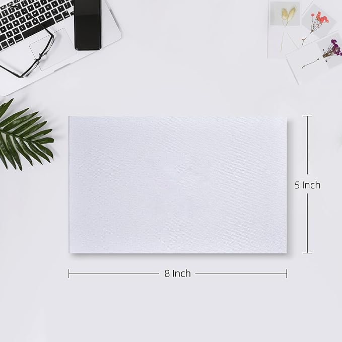 Mublalbum Small Photo Album 4x6 100 Photos Linen Cover Picture Book with Horizontal Pockets for Family Wedding Baby and Anniversary (White)