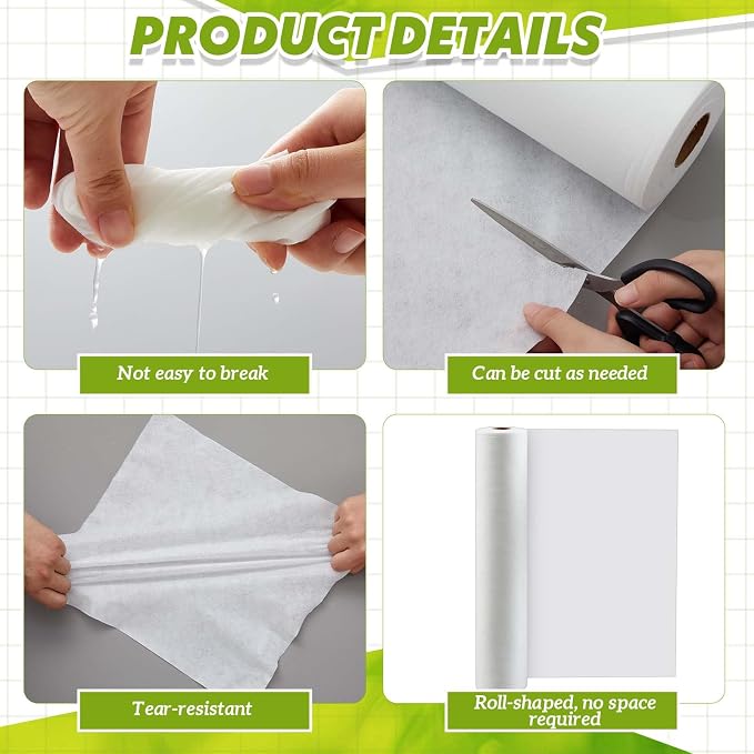 Drydiet Cage Liner for Birds, 100 ft x 22 Inch, Parakeet Cage Liners | Disposable, Precut Absorbent Bird Paper Accessories, for Pet Animal, Parrot, Parakeet, Conure, Superior Absorbent Liner