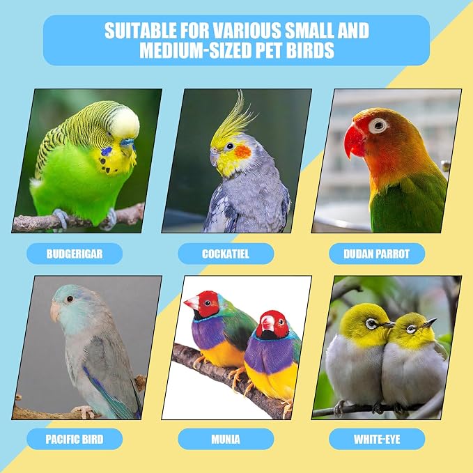 Bird Chew Toys, 27.5in Parakeet Natural Corn Stick Parrot Hanging Toys Perch Stand for Conure Cockatiel Parrotlet Budgie