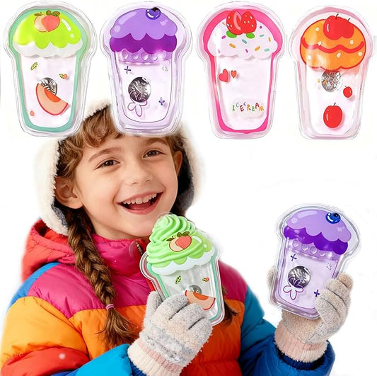 (4PCS) Reusable Hand Warmers，Reusable Heat Packs, Travel Hand Warmer, Heat Packs for Hot Compress，Click-to-Heal Warmers, Hand Warmers for Camping, Outdoor
