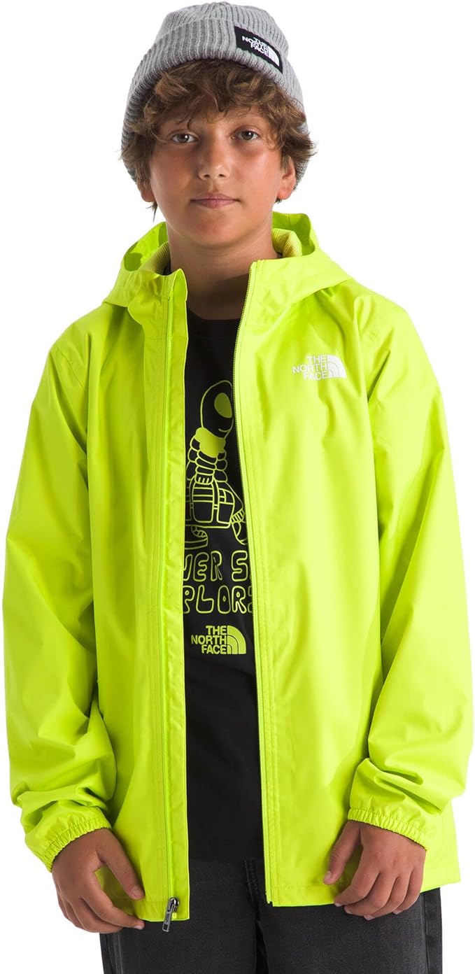 The North Face Unisex Kids Zipline Rain Jacket - Waterproof Rain Coat, Secure Zip Pockets, Weather Ready Hood