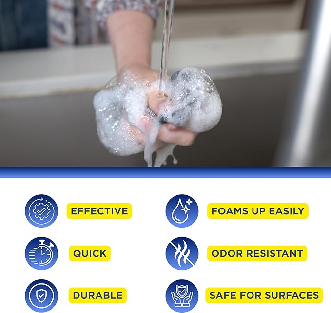 Mighty Mesh Pro Steel Mesh Cloths (8 Pack) with MagnaGrip Magnetic Storage | Powerful, Non-Scratch Kitchen Scrubber | Easy-Clean, Odor-Resistant Design for All Surfaces