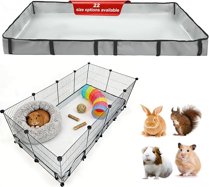DZWLKJ Guinea Pig Cage Liner, Waterproof and Washable Base, 28"X56", Suitable for Rabbits, Bunny, Chinchillas, Hedgehog, Ferrets and Other Small Animals