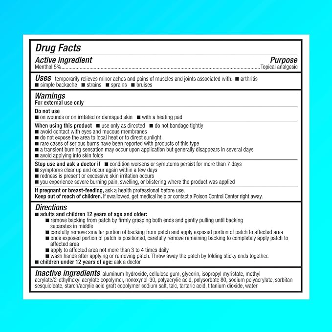 Icy Hot Orginal XL Pain Relief Patches, Powerful Targeted Relief for Back & Large Areas, 3 Count (Pack of 3)