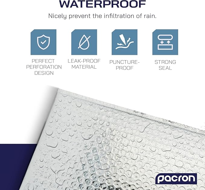 100-Pack Insulated Silver Thermal Bubble Mailers 10 x 15 - Waterproof Metallic Foil Self-Sealing Padded Envelopes for Cold Shipping, Perishables, Food, Cosmetics, Pharmaceuticals