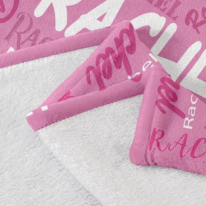 Ships Next Day, Personalized Blankets and Throws Custom Blanket with Name Customized Flannel Blanket for Kids Christmas Blanket Gifts for Teen Girls Boys