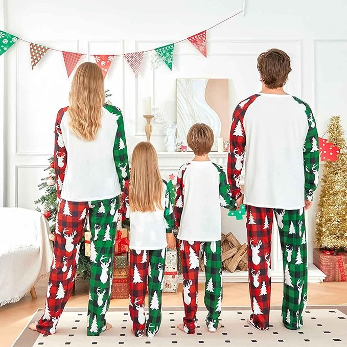 Christmas Pajamas for Family Matching Family Christmas Pajamas Set PJS Holiday Xmas Family Jammies Sleepwear