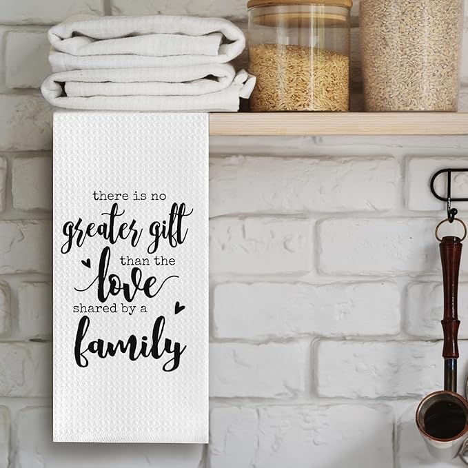 Family Kitchen Towels,Family Hand Towels,Family Dish Towel,Family Tea Towels,Family Kitchen Bathroom Decor,Housewarming Gifts for New House,Family Tea Towels for Kitchen,16 X 24