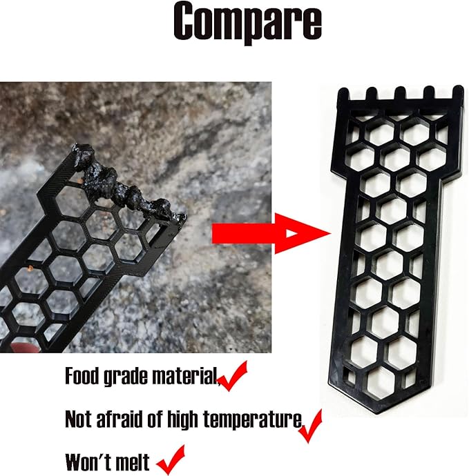 Scraper Tool for Ninja Woodfire Grill, Kitchen Grill Cleaning Scraper Accessories for Ninja Woodfire Grill,Black