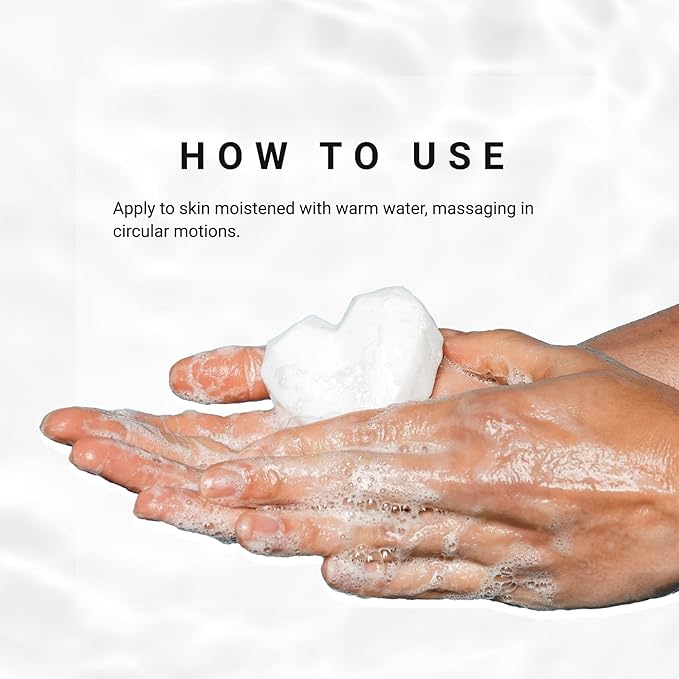 Organic Bar Soap Moisturizing Soap Made from Natural Oil | Hair Hand Face Body Bath Wash | Skin Care Cleanser Shampoo (Rice Powder)