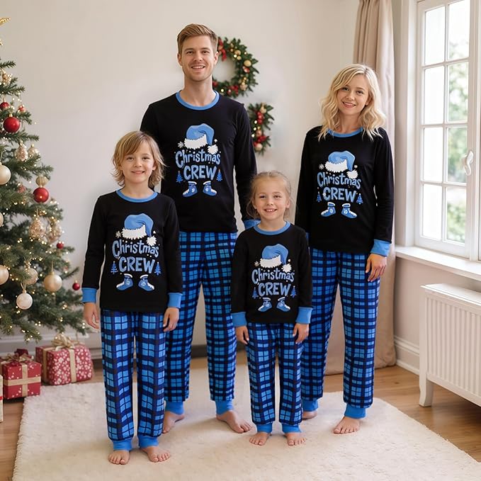 2024 Family Matching Pajamas Sets - Christmas Pjs Sleepwear Outfits for Holiday & Xmas Party