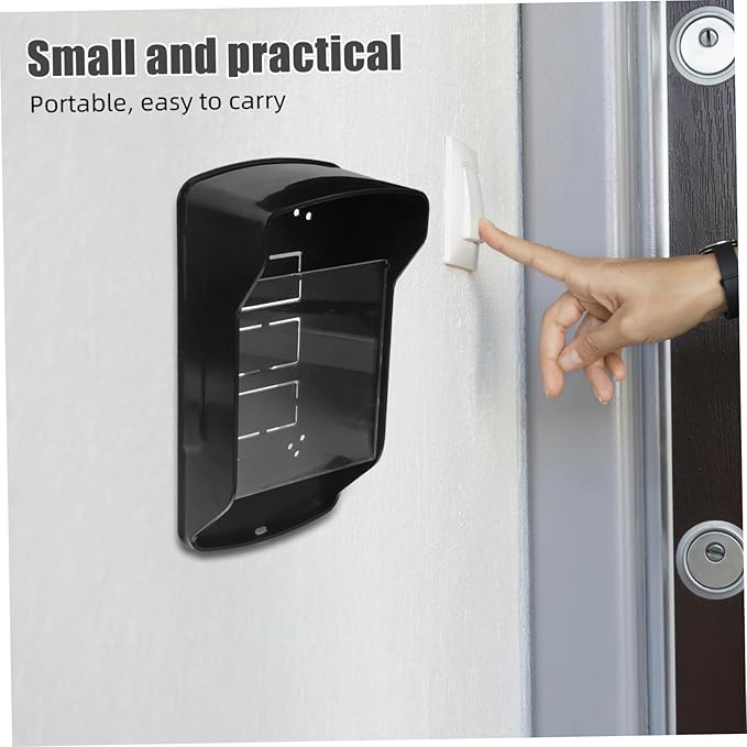 Transparent Weatherproof Protector for Access Control Keypad Shield Plastic Casing for Outdoor Electronics Easy Installation Reliable Weather Defense